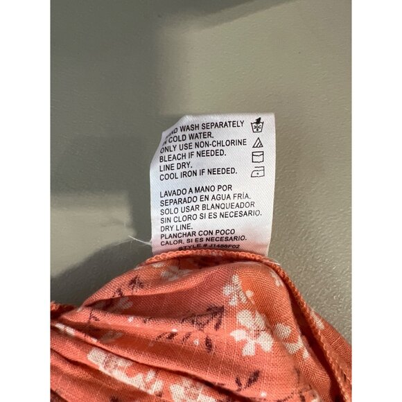 Bila 77 Floral Tiered Mini Dress Size Medium Sleeveless Ruffle Ditsy Bohemian - Picture 4 of 7